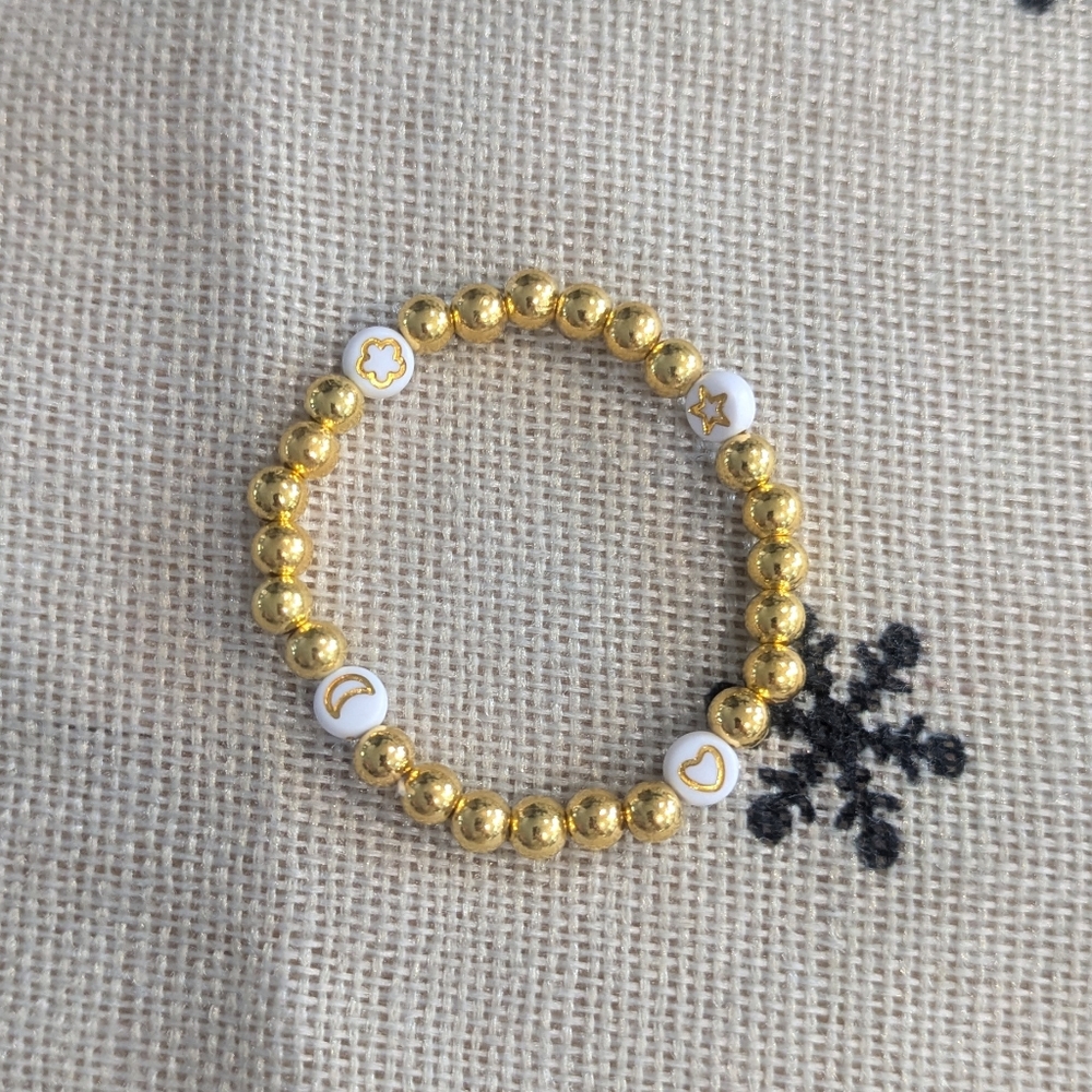 Three Handmade Beaded Bracelet Stack - Picture 3 of 5